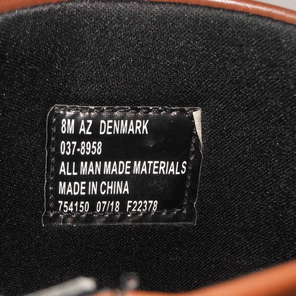 ARIZONA BLACK & BROWN LEATHER KNEE HIGH BOOTS - Picture 6 of 7